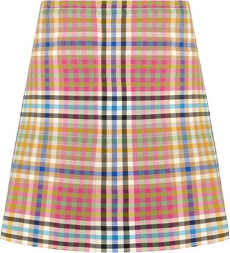 Vivienne Westwood Vibrant Multicolored Plaid Mini Kilt with Buckle Straps