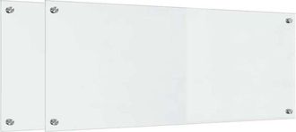 vidaXL Salpicadero De Cocina 2 Pcs Transparente 100 X 40 Cm Vidaxl