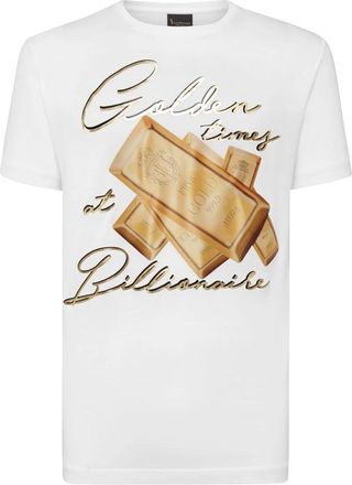 Billionaire Boys Club T-shirt Round Neck SS Lion - Heren - T-shirts - Wit - XS - Katoen - Tops