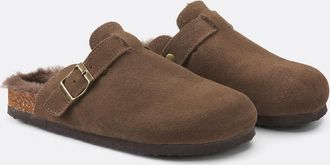 La Redoute Collections Klomp muiltjes in su&egrave;deleer