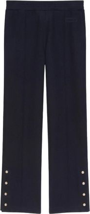 Givenchy Pantaloni con dettaglio bottoni - Blu