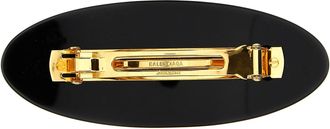 Balenciaga Womens Black Other Fibres Hair Clip Accessory