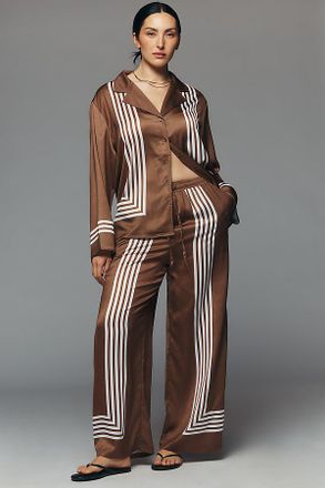 Glamorous Plus Satin Trousers Pants