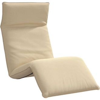 vidaXL Tumbona Plegable Beige 175x54x8,5 Cm Tejido Oxford Vidaxl