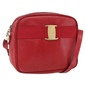 Ferragamo Borsa a tracolla in pelle Pre-owned - - Pre-owned - Donna - Rosso - ONE SIZE