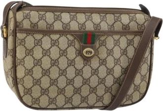 Gucci Pre-owned Plastic Cross Body Bag - Dames - Vintage Schoudertas - Beige - ONE Size - Vintage