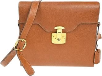 Gucci Pre-owned Cross Body Bags, female, Brown, Size: ONE SIZE Pre-owned Vintage Cross Body Bag
