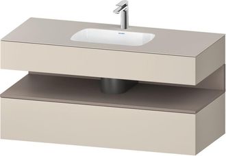 Duravit Qatego Lavabo Encastrado Con Base De Lavabo Consola, - Duravit