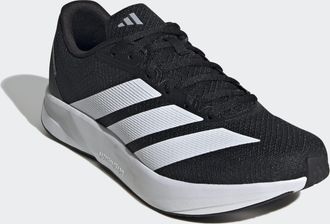 adidas Laufschuh ADIDAS PERFORMANCE DURAMO RC2, Herren, Gr. 42,5, schwarz-weiss (core schwarz, cloud wei&szlig;, halo silber), Textil, Schuhe Laufschuh, sehr leich