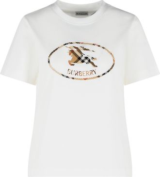 Burberry Frankie White Cotton T Shirt
