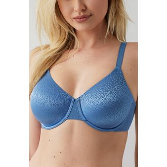 Wacoal Back Appeal Smoothing Underwire Bra in Blue Horizon at Nordstrom, Size 40H