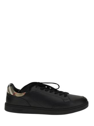Burberry Black Lace Up Sneakers