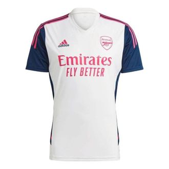 adidas Arsenal Condivo 22 Training Jersey White Navy HT4436