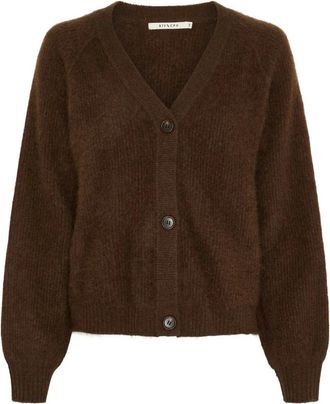 BTF-CPH Sofia Yak Cardigan - - Knitwear - Donna - Marrone - L