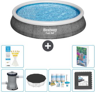 Bestway Piscina Bestway Fast Set Redonda - 396x84 Cm - 7-piezas S238