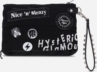 Hysteric Glamour Studs Belt Clutch Bag Black