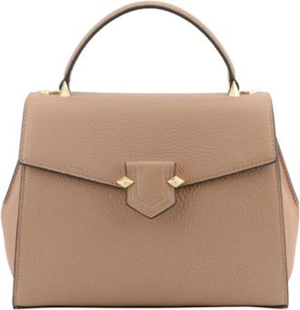 Pourchet S&egrave;vres Medium Handtas - Dames - Handtassen - Beige - ONE Size - Leer - Tassen