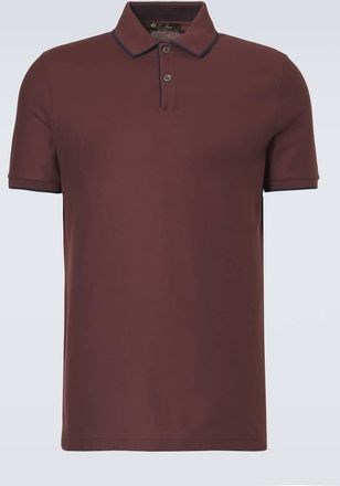 Loro Piana Brentwood cotton-blend piqu&eacute; polo shirt