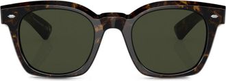 Oliver Peoples Merceaux square sunglasses - unisex - Acetate - 50 - Green