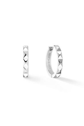 Coeur de Lion Spikes 23 Hoop Earrings in Silver at Nordstrom