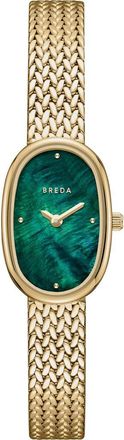Breda Jane Tethered Mesh Strap Watch, 18mm x 25mm in Emerald at Nordstrom