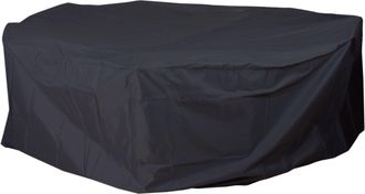 Hhg Hhg - Nunca Usado] Cubierta 648, Cubierta Protectora De Lona, Juego De Muebles De Jard&iacute;n, Antracita, Redondo &Oslash; 310cm