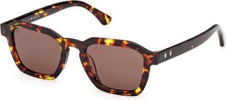 Web Eyewear WE0392 55E Mens Sunglasses Tortoiseshell Size 50