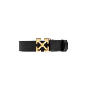 Off-white Belts, male, Black, Size: 110 CM Leather Belt