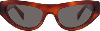 Gucci Grey Cat Eye Ladies Sunglasses GG1919S 004 55