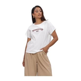 Nukus Nukus, Tops, Dames, Wit, 2Xl, Katoen, Senna T-shirt