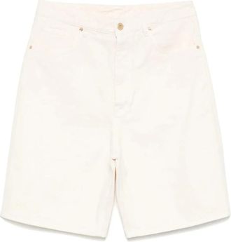 Dr&ocirc;le de Monsieur Button Fly Classic Five Pockets Shorts - Heren - Korte Broeken - Beige - S - Korte Broeken