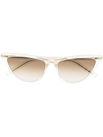 Saint Laurent Eyewear Occhiali da sole cat-eye - Giallo
