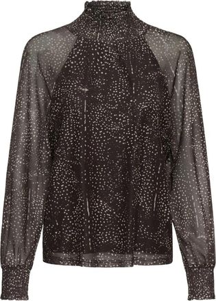 Cream Java Dot - 1000169 - Dames - Blouses - Bruin - XS - Overhemden