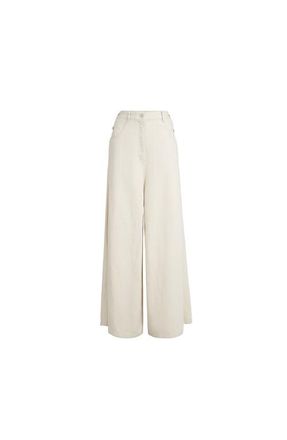 Brunello Cucinelli Wide sailor trousers in Ecru at Nordstrom, Size 44 It