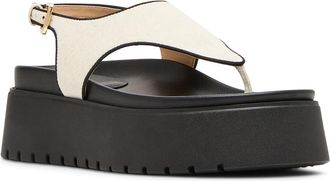 Steve Madden Tabor Womens Sandals Natural Linen : 9.5 M