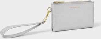 Katie Loxton Zana Wristlet Wallet in Silver at Nordstrom
