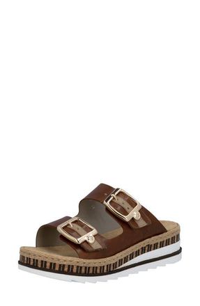 Rieker Regina 55 Slide Sandal in Iceberg/Beige at Nordstrom, Size 6-6.5Us