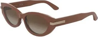 Calvin Klein Brown Gradient Cat Eye Ladies Sunglasses CK25502SN 601 54