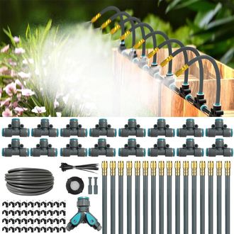 OEM Sistema De Riego Autom&aacute;tico Curvo De 60 M Y 360&deg; Para Jard&iacute;n, Kit De Riego Autom&aacute;tico, Kit De Riego Por Nebulizaci&oacute;n, Para Plantas De Paisajismo, Inve