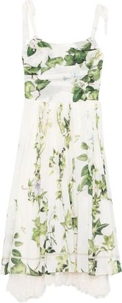 Alice & Olivia Abito a fiori - Toni neutri