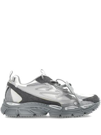 Off-white Sneakers con applicazione - Grigio