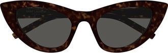 Saint Laurent Sunglasses Sl 213 Lily 016 Brown/Grey Women
