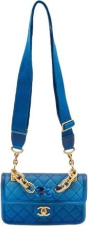 Chanel Borsa a tracolla vintage in pelle Pre-owned - - Pre-owned - Donna - Blu - ONE SIZE