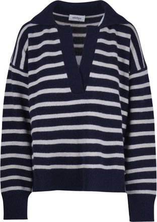 ottod'Ame Maglia Scollo a V - - Knitwear - Donna - Blu - XS