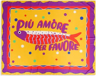 Brigitte Copricostume con stampa - Giallo