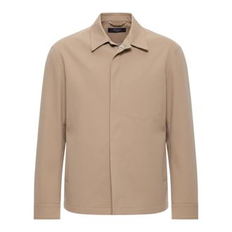 Cellar Door Light Jackets, male, Beige, Size: M Teo Jacket
