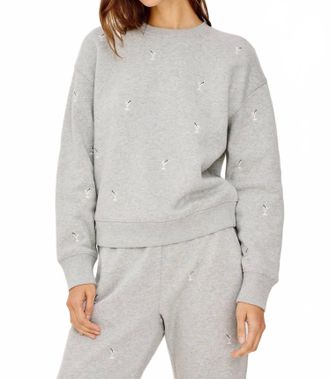 Rails Ramona Martini Sweatshirt In Heather Grey