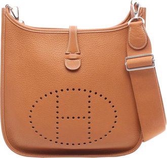 Herm&egrave;s 2009 Clemence Evelyne III 29 crossbody bag - Marrone