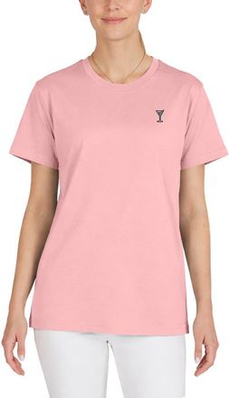 Dalix Womens Martini Lightweight Relaxed Jersey Tee in Pink at Nordstrom, Size Xx-Large