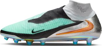 Nike Mens Phantom 6 High Elite Artificial-Grass Soccer Cleats in Grey | IH3985-001
